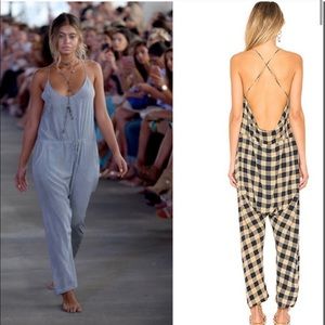 NWOT ACACIA Copacabana Silk Jumpsuit